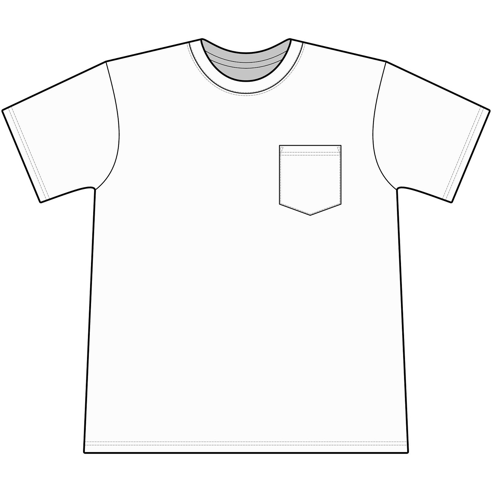 Labels belong inside: Unisex Cotton-Blend Pocket T-Shirt (Quiet) (2/2)