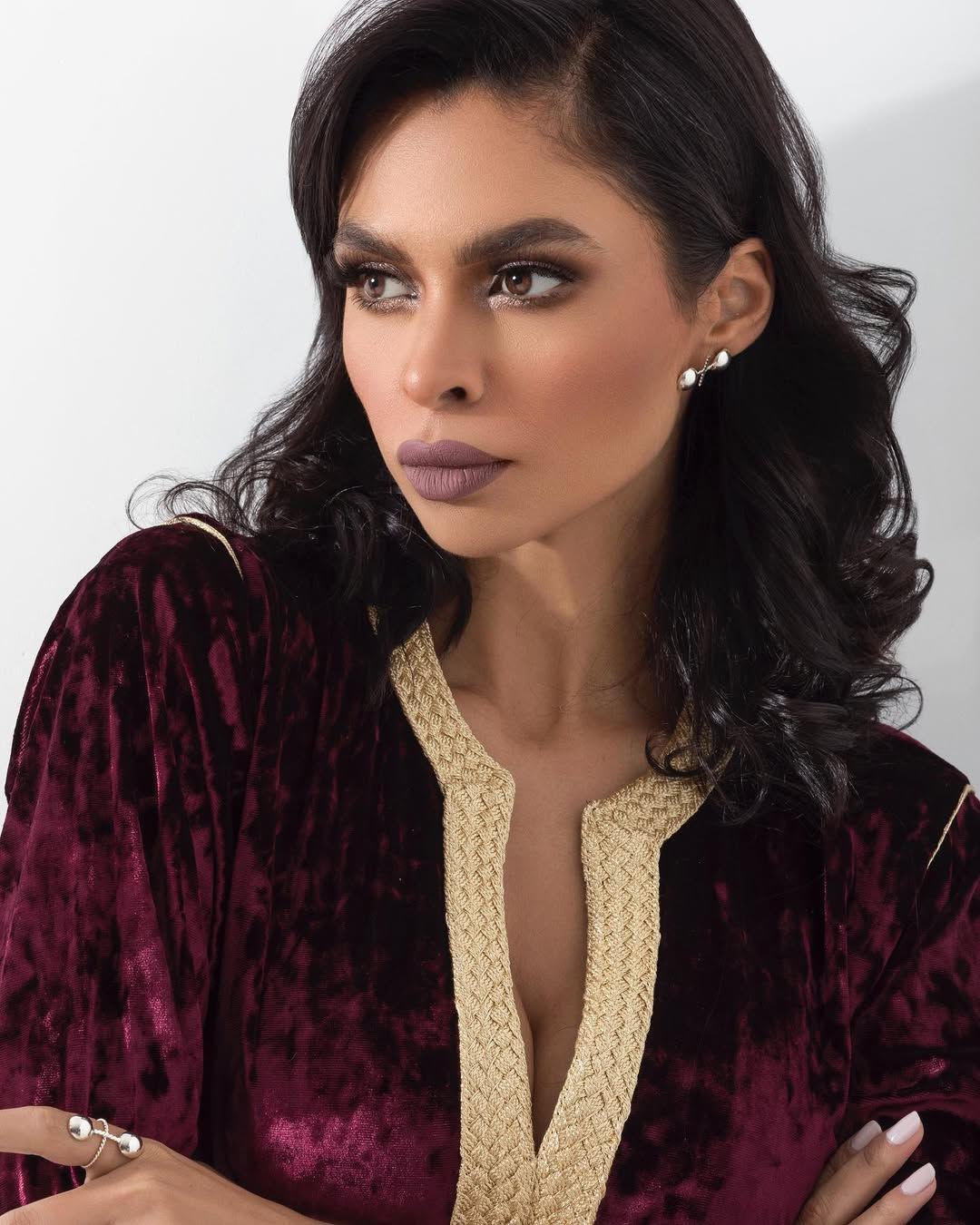 Kaoutar Boudarraja in her modeling portfolio, 2022