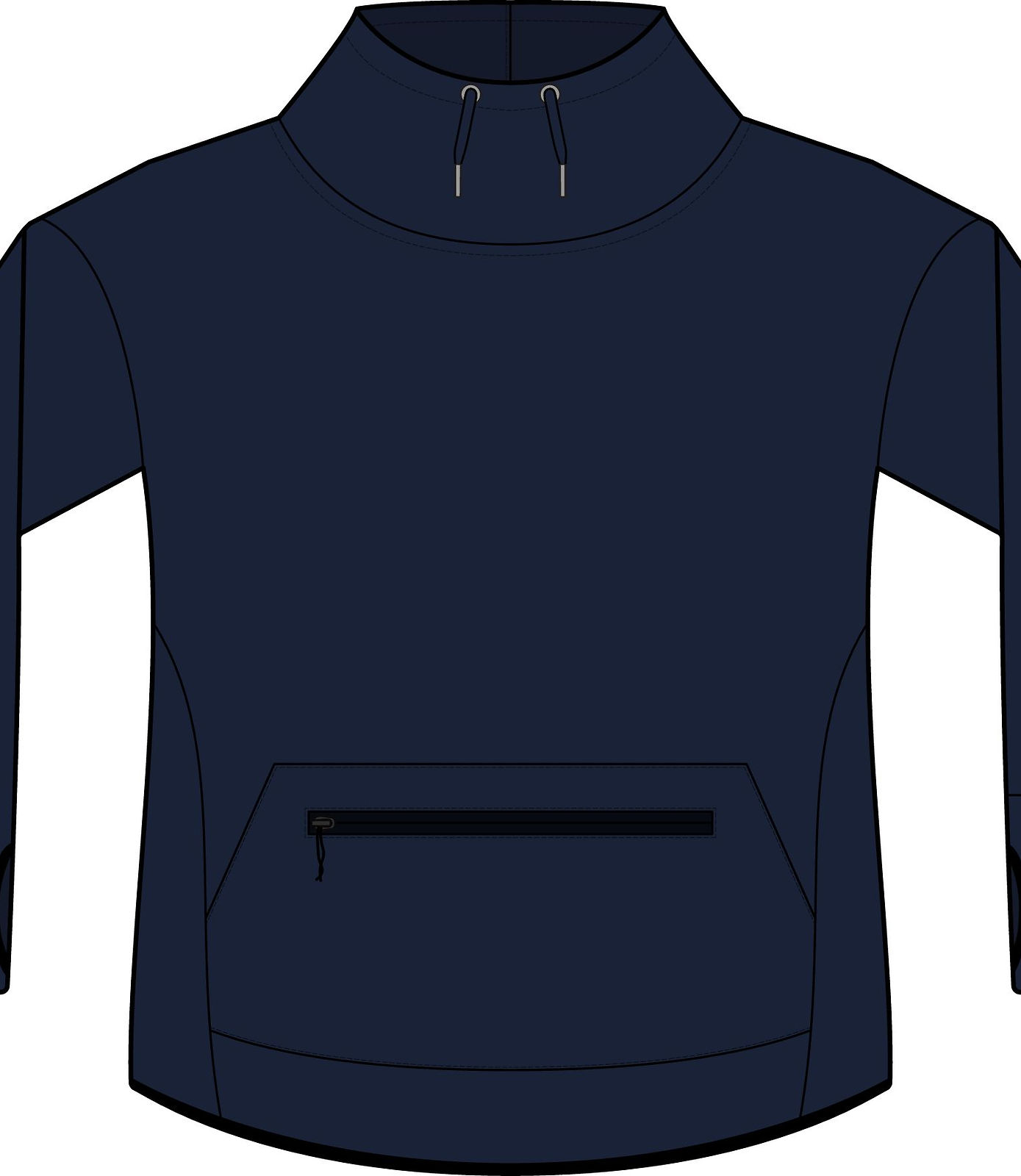 Women's Cowl Neck Pullover | Tenderness is a hard line