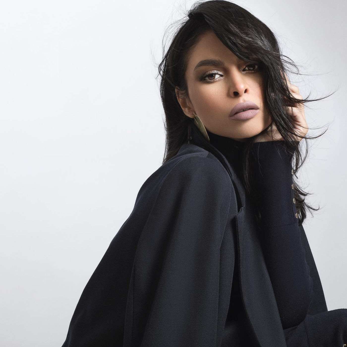 Kaoutar Boudarraja in her modeling portfolio, 2020