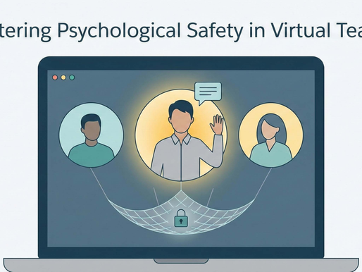 Illustration of Fostering Psychological Safety in Virtual Teams