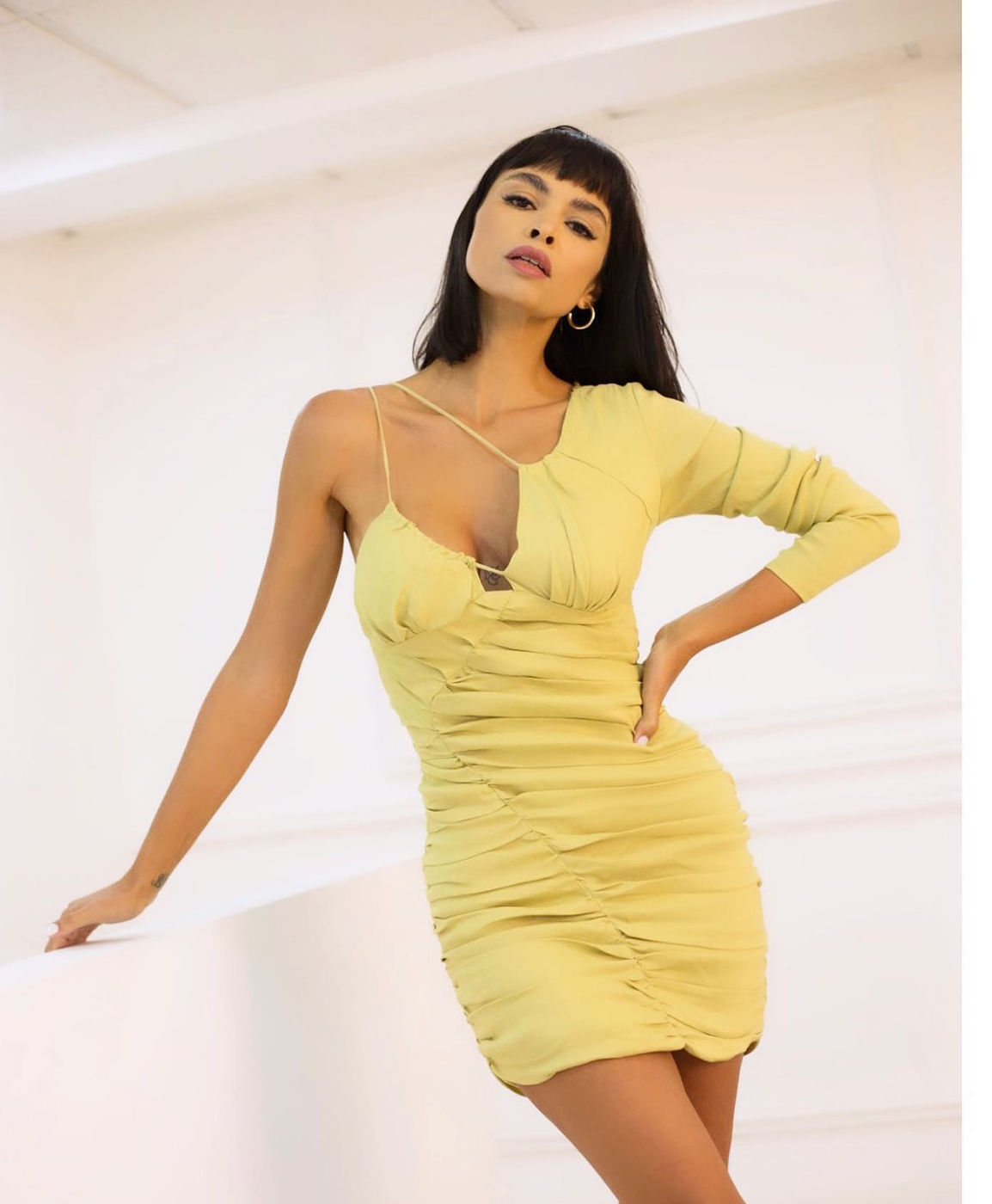 Kaoutar Boudarraja in her modeling portfolio, 2021