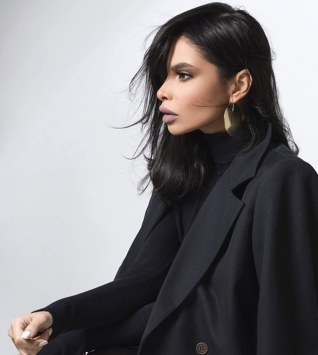 Kaoutar Boudarraja in her modeling portfolio, 2020