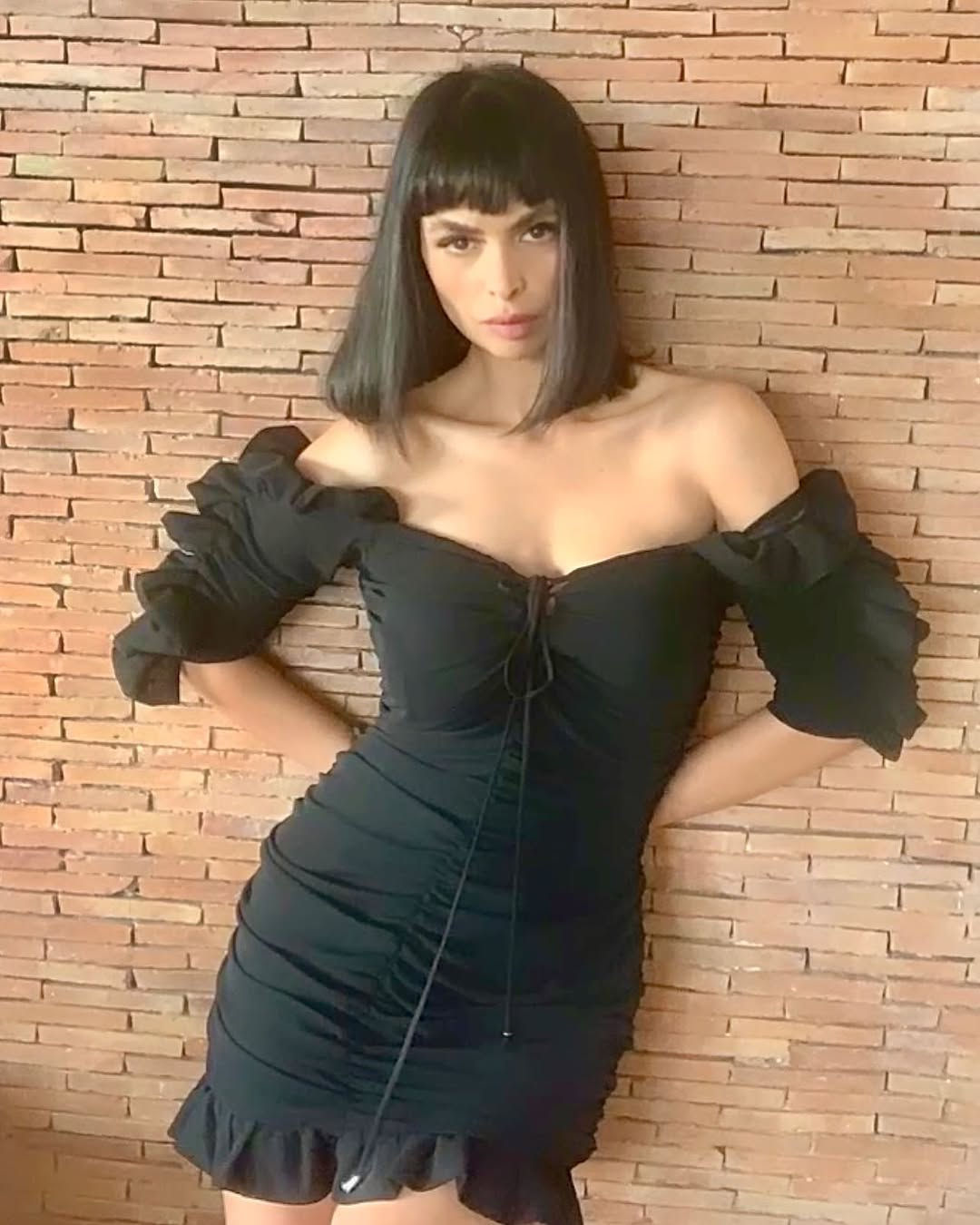 Kaoutar Boudarraja in her modeling portfolio, 2021