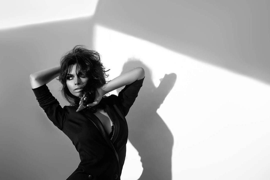 Kaoutar Boudarraja in her modeling portfolio, 2015