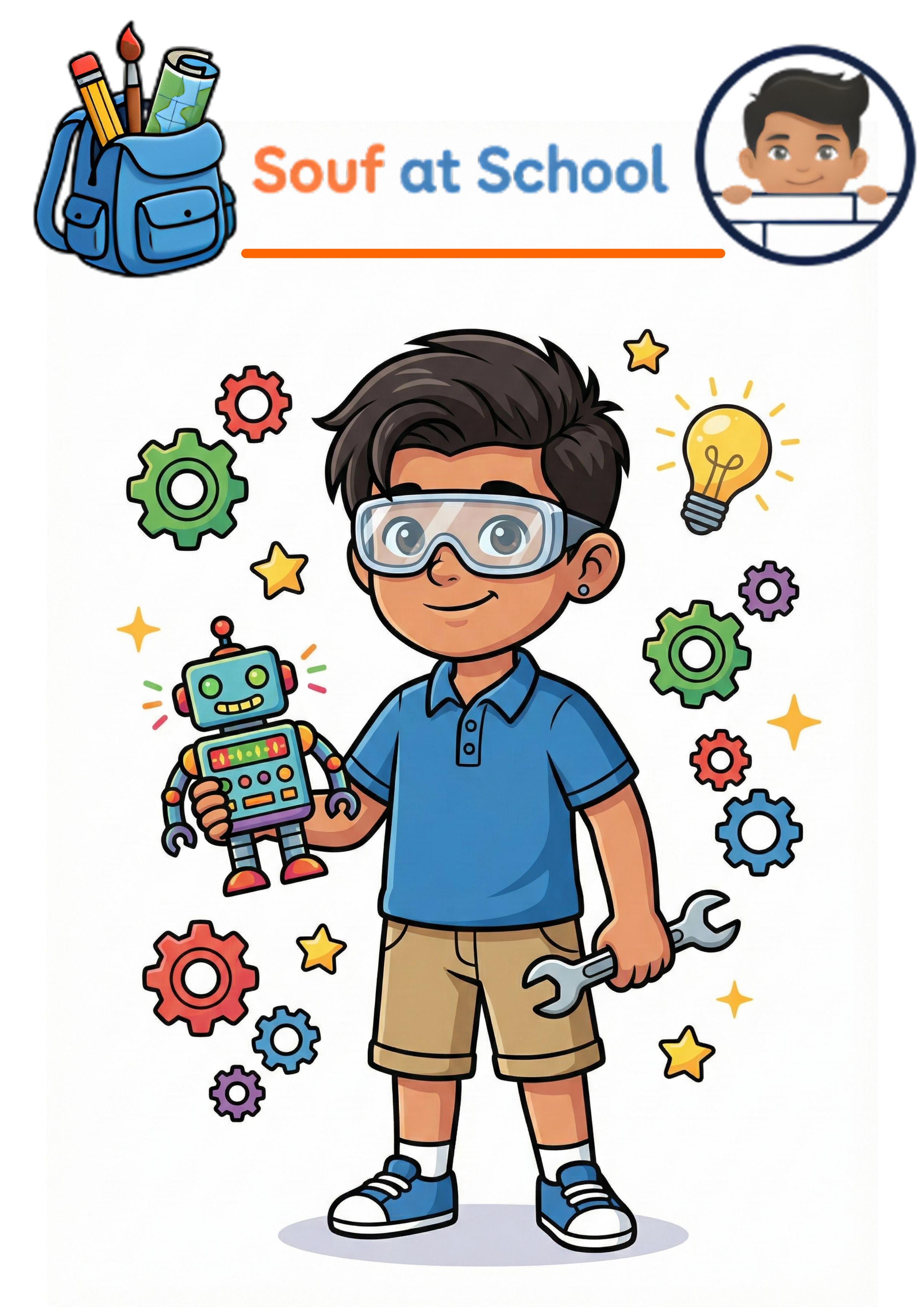 Cover of The Little Innovator's Journey, a children's STEM picture book by Souf at School