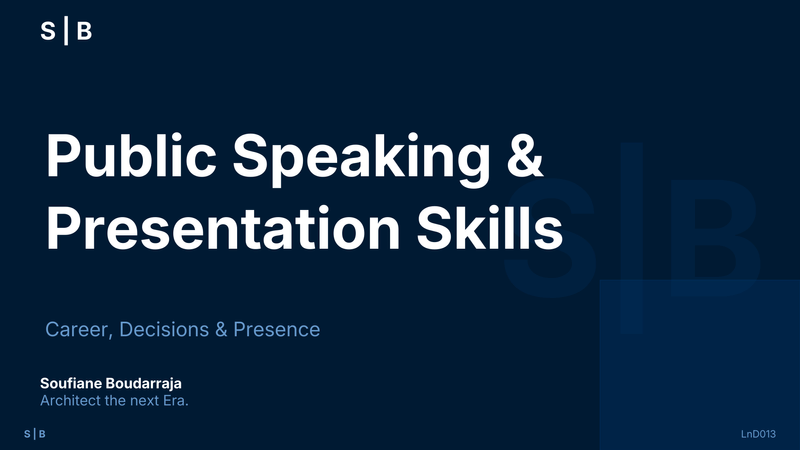 Public Speaking and Presentation Skills course cover image