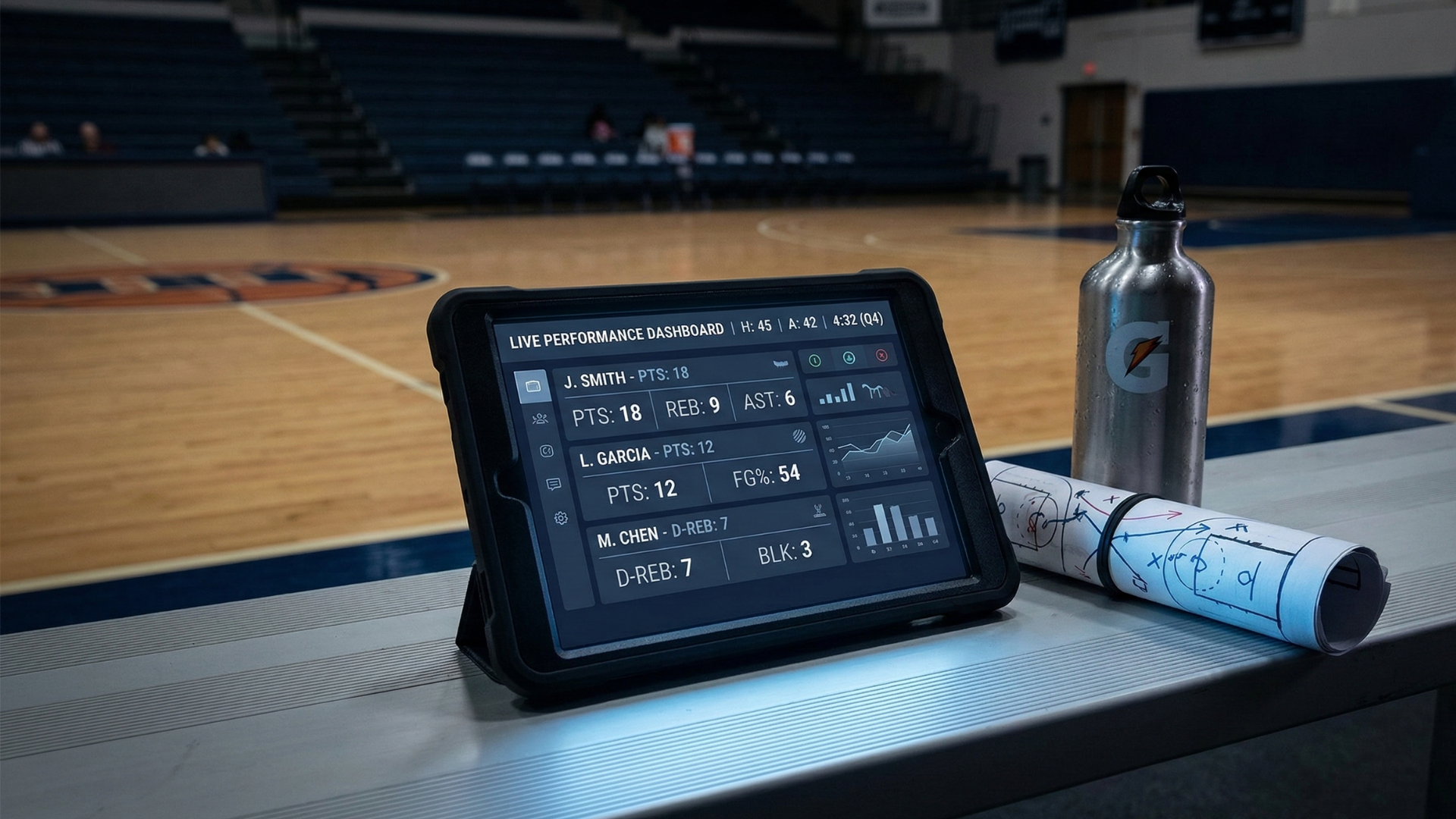 S|B Engine case study illustration - The Coach's Dashboard