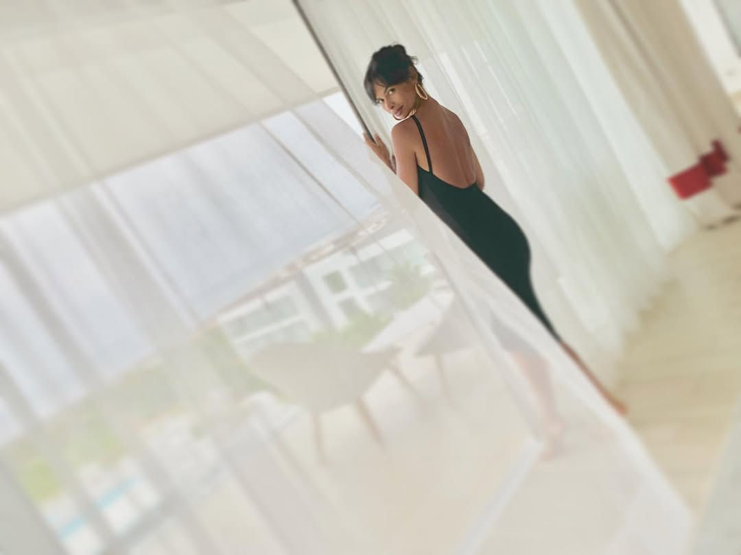 Kaoutar Boudarraja in her modeling portfolio, 2019