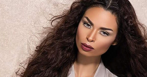 Kaoutar Boudarraja in her modeling portfolio, 2015