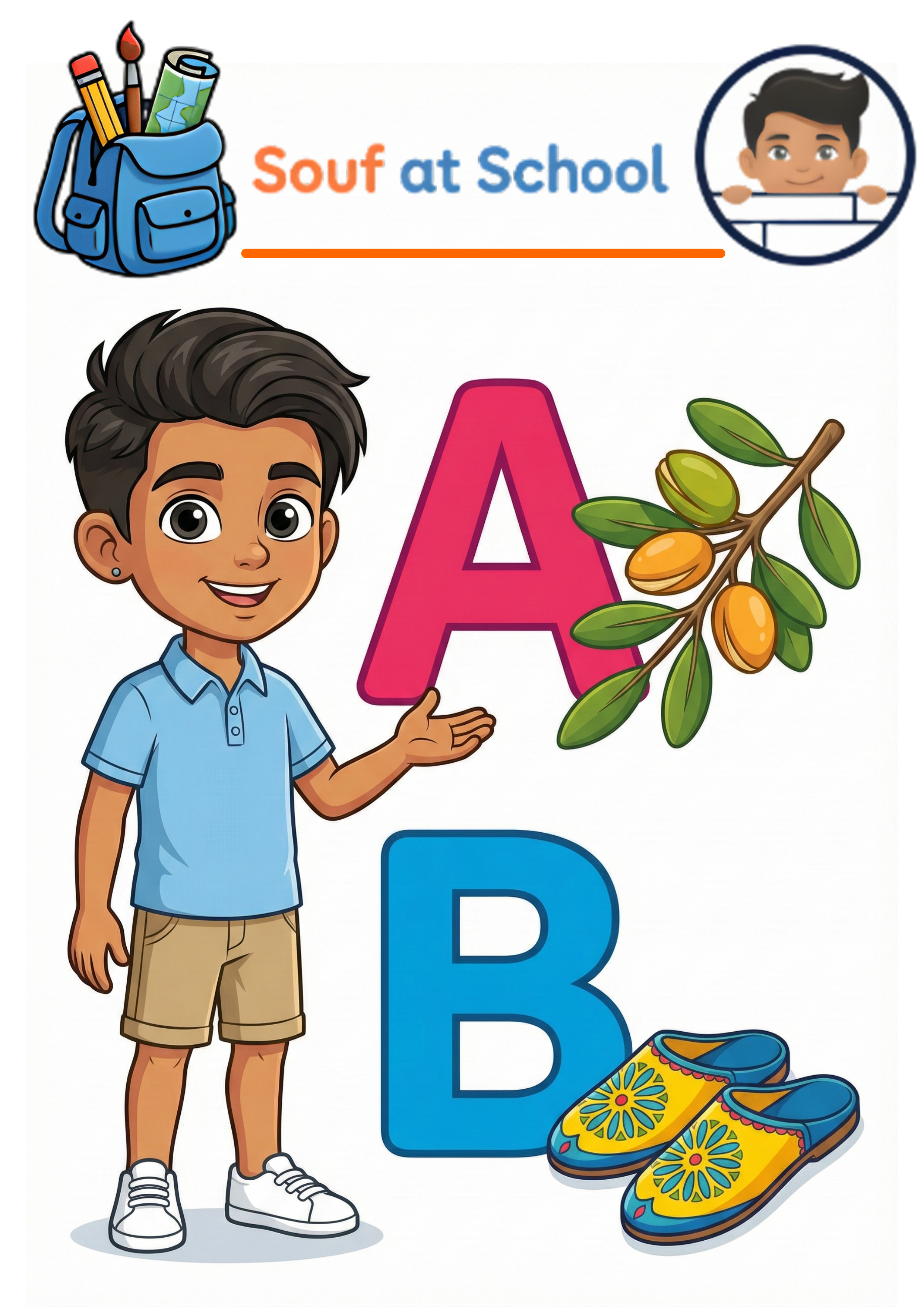 Cover of My Cultural ABCs, a bilingual children's alphabet book by Souf at School