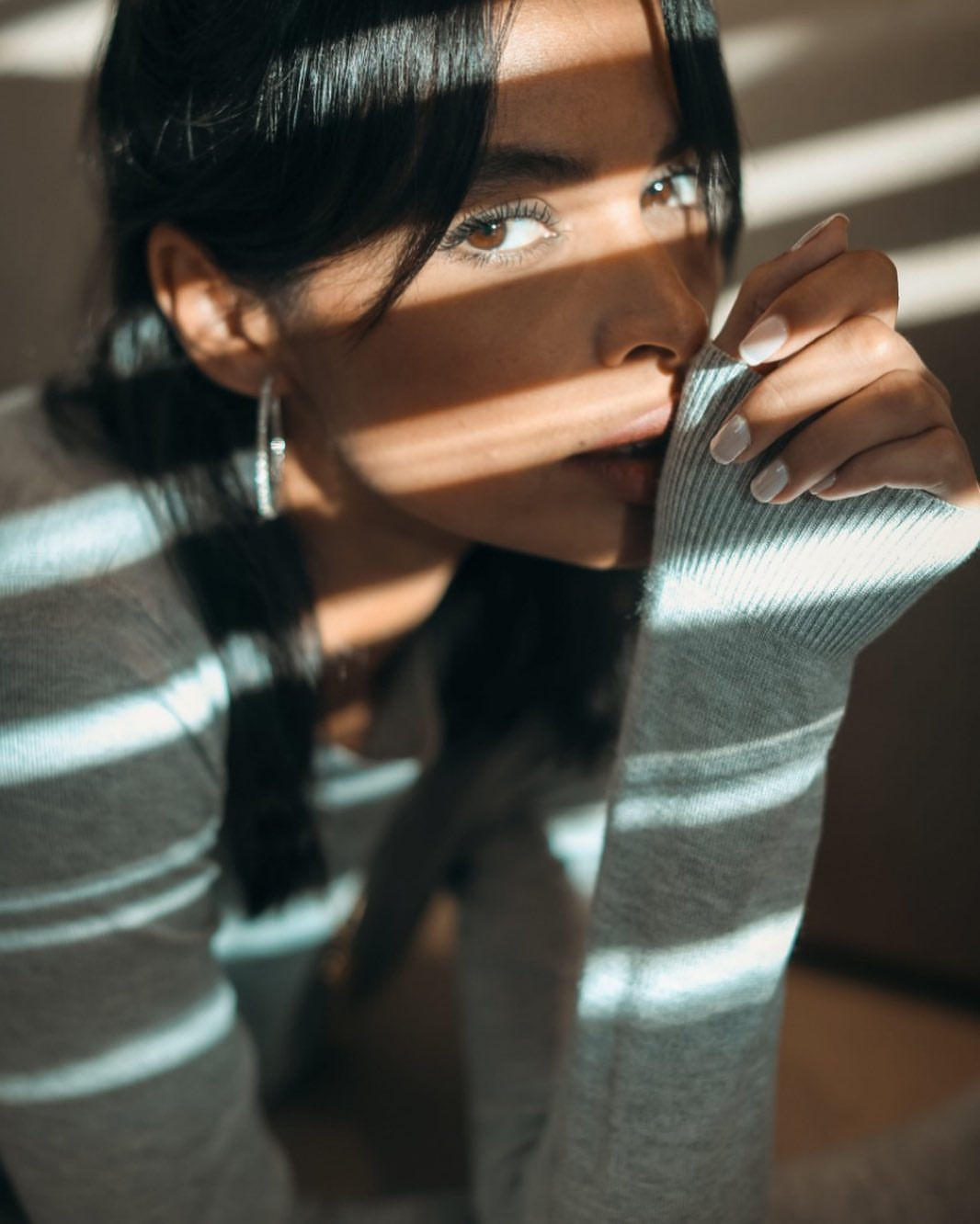 Kaoutar Boudarraja in her modeling portfolio, 2019