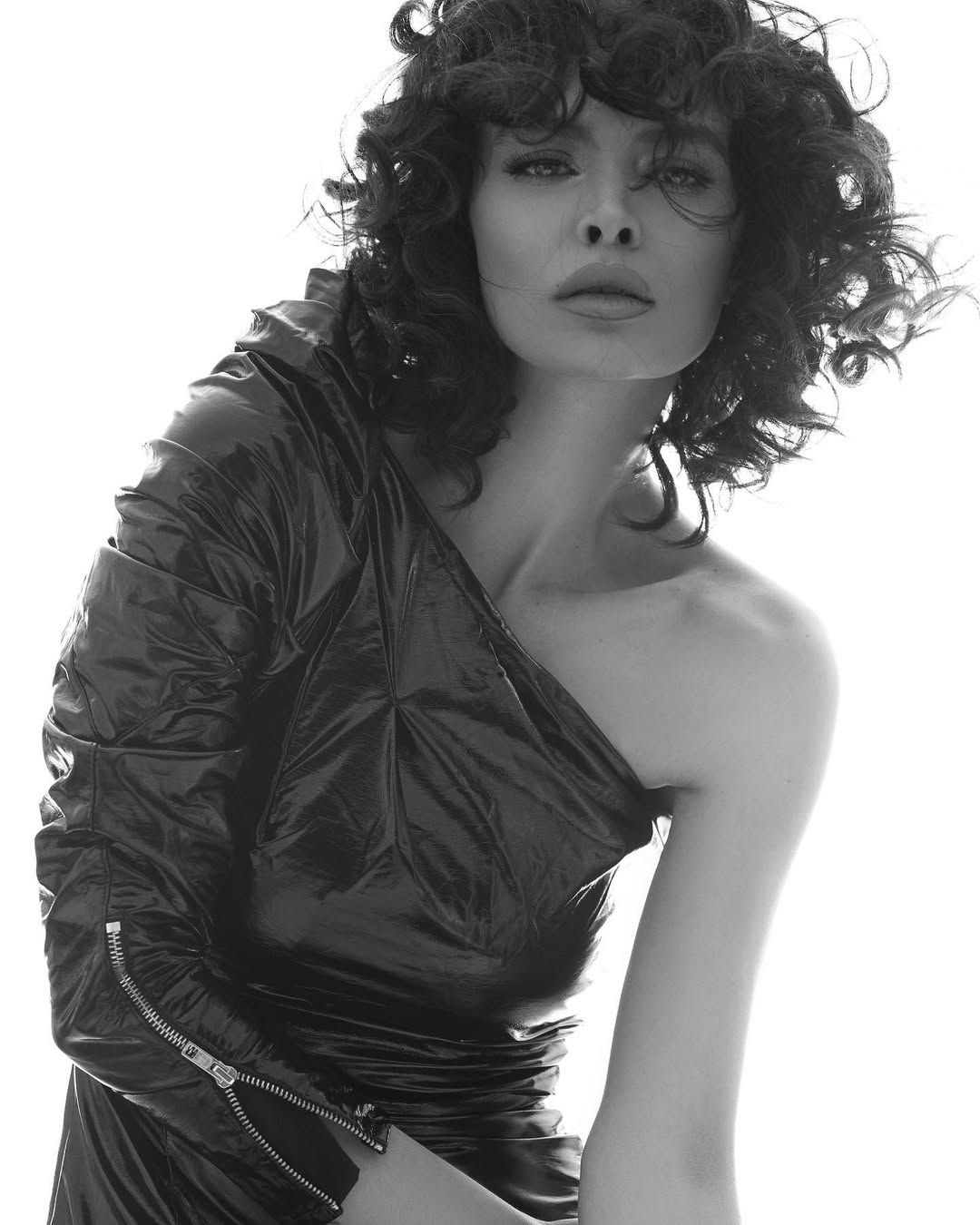 Kaoutar Boudarraja in her modeling portfolio, 2019