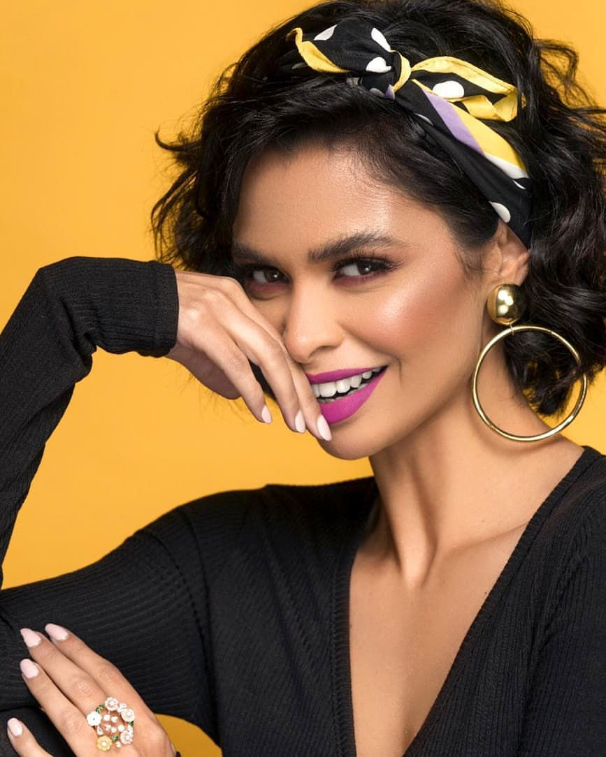 Kaoutar Boudarraja in her modeling portfolio, 2019