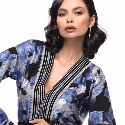 Kaoutar Boudarraja in her modeling portfolio, 7274