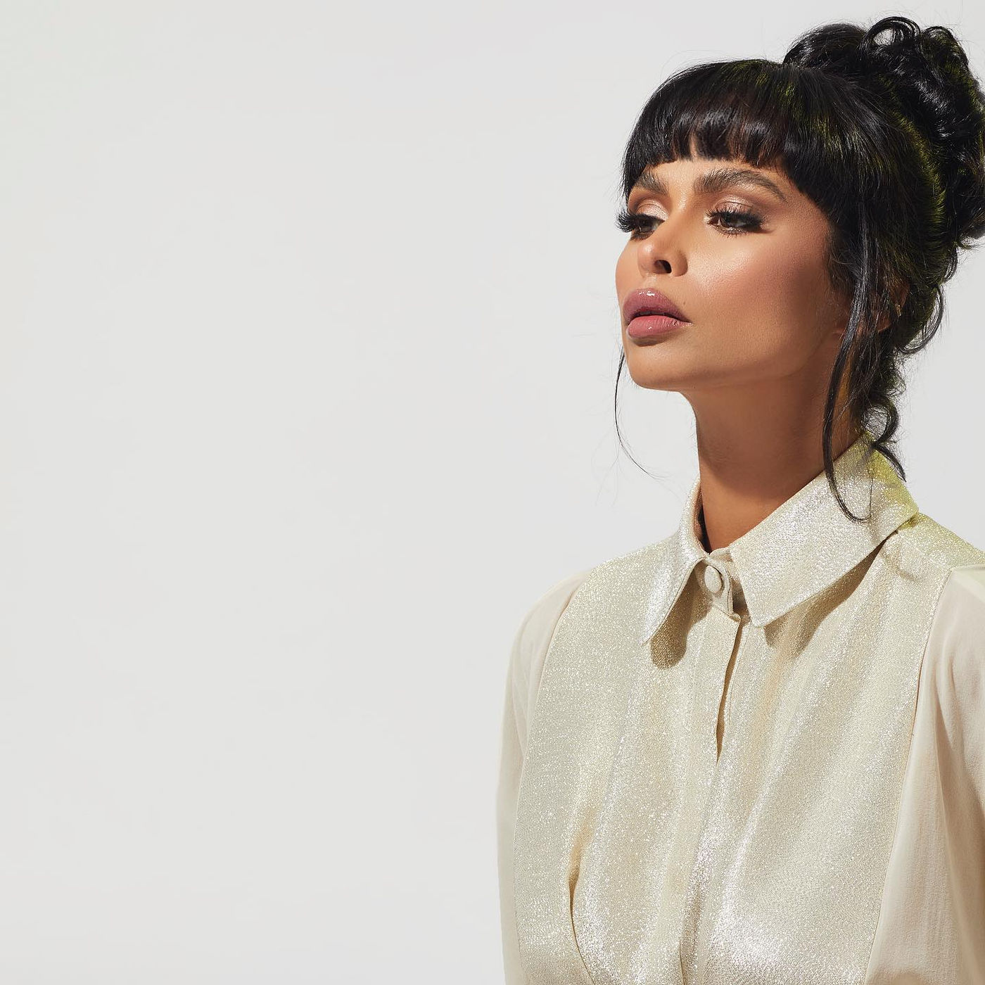 Kaoutar Boudarraja in her modeling portfolio, 2021