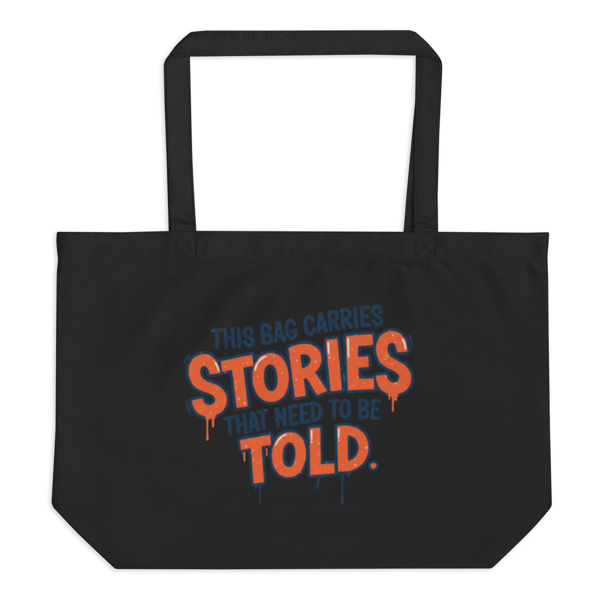 Large organic tote bag