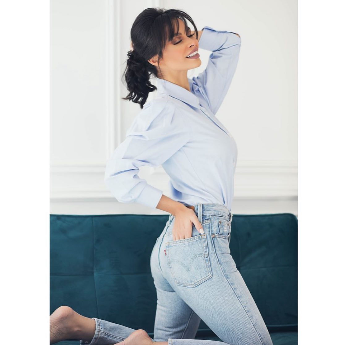 Kaoutar Boudarraja in her modeling portfolio, 2022