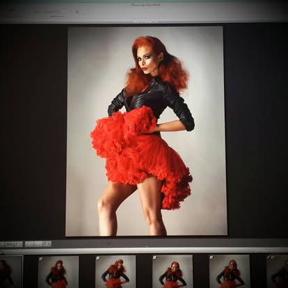 Kaoutar Boudarraja in her modeling portfolio, 5042