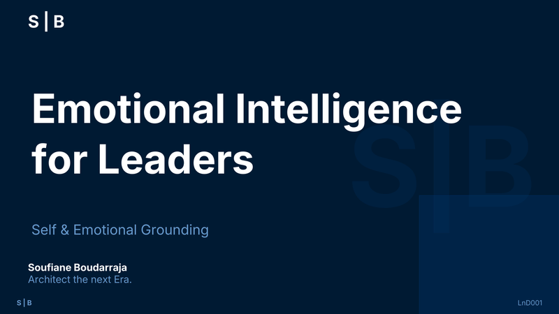 Emotional Intelligence for Leaders course cover image