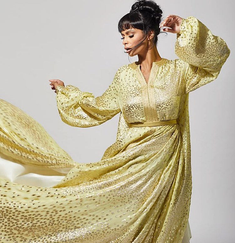 Kaoutar Boudarraja in her modeling portfolio, 2021