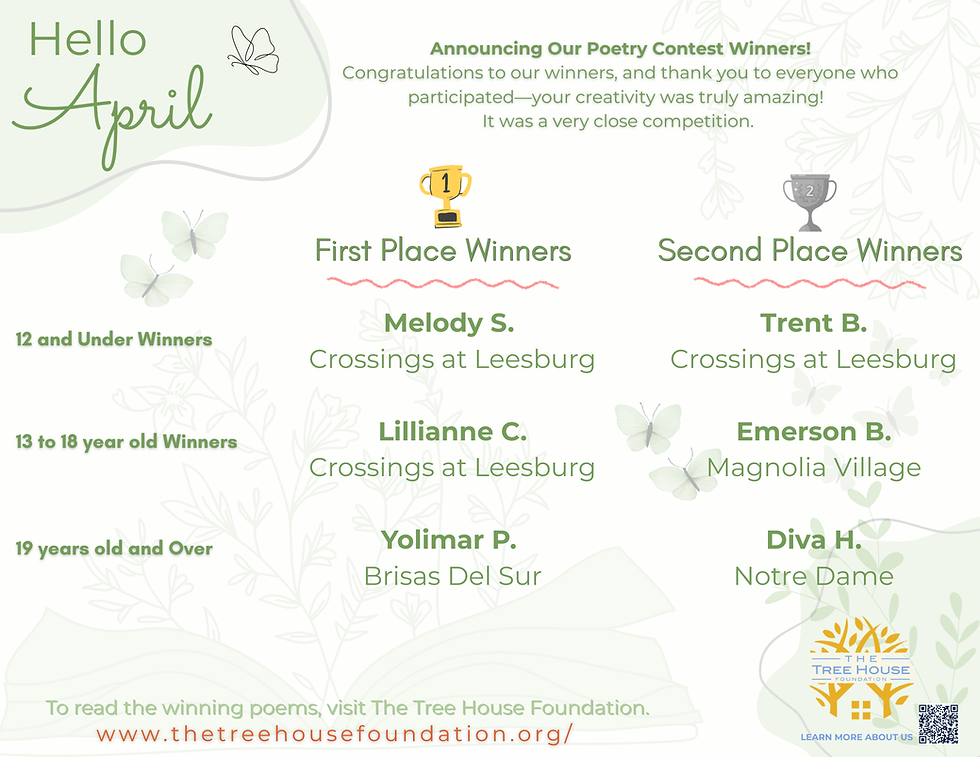Where Words Bloom: Spring Poetry Contest Winners!