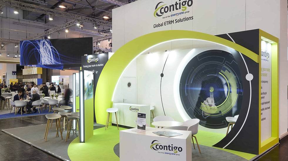 CONTIGO EXHIBTION STAND - GLASS SHED