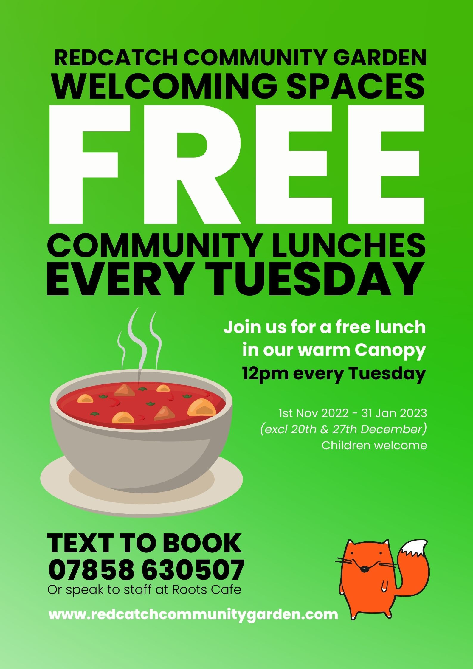 Free Community Lunches Redcatch CG free-community-lunches-redcatch-cg