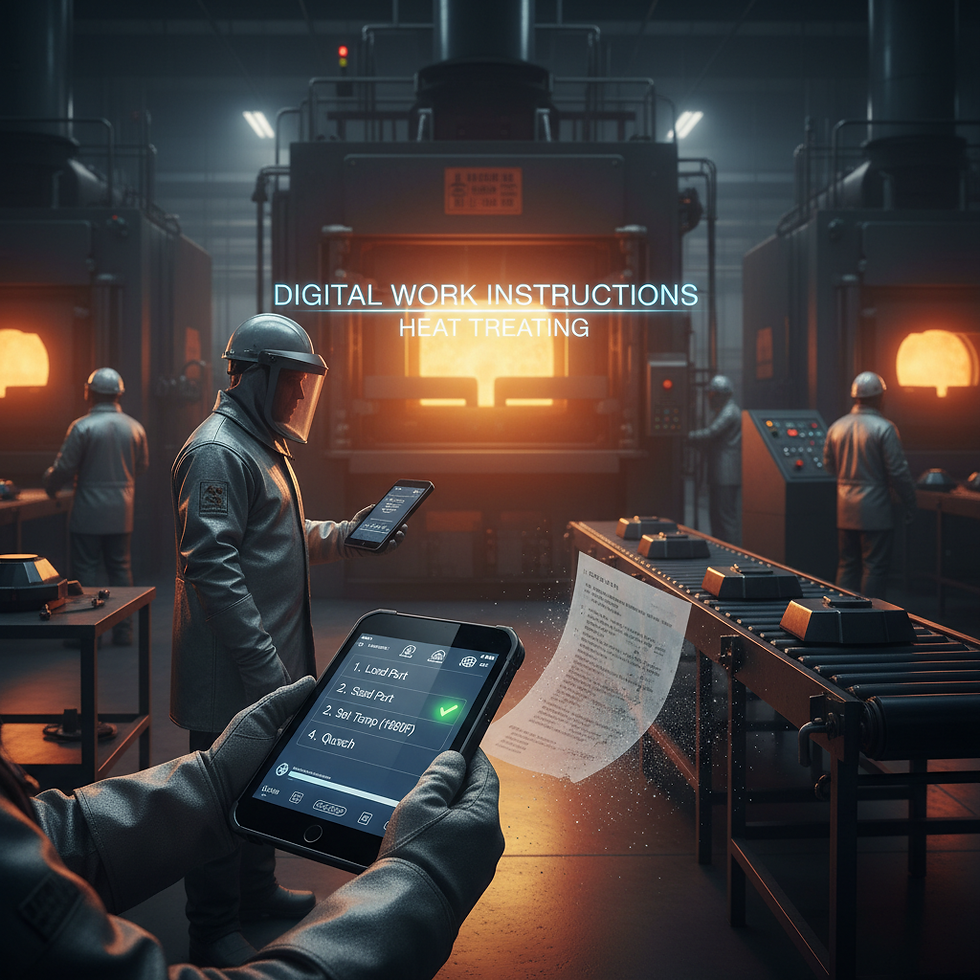 Digital Work Instructions for Heat Treating