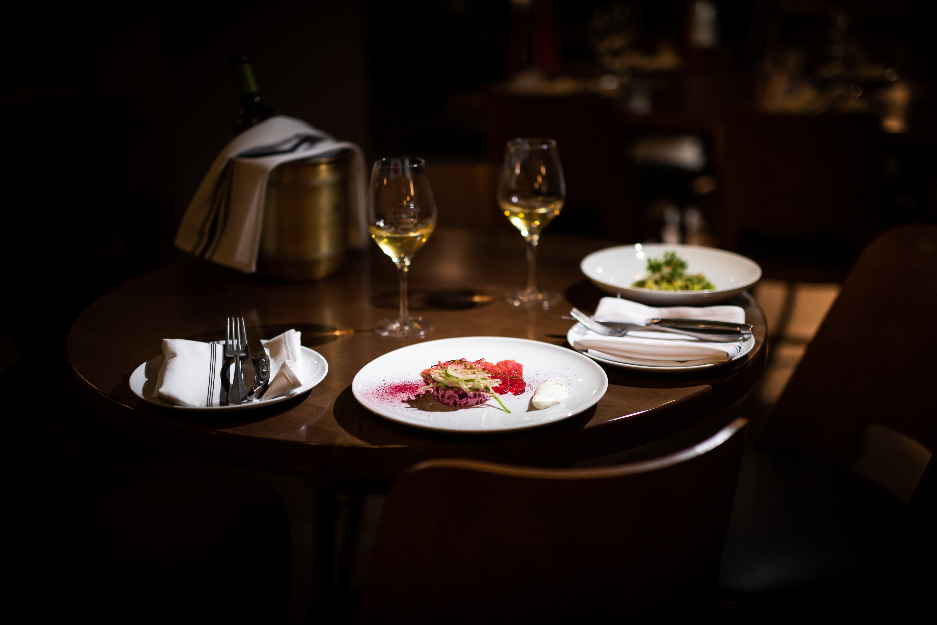 Arranged Food and Objects