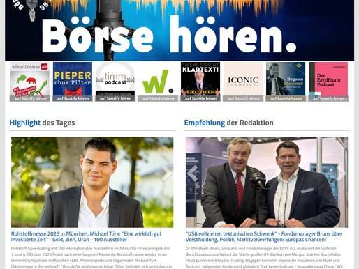 Radio-Interview zur Rohstoffmesse München am 3./4. Oktober 2025
