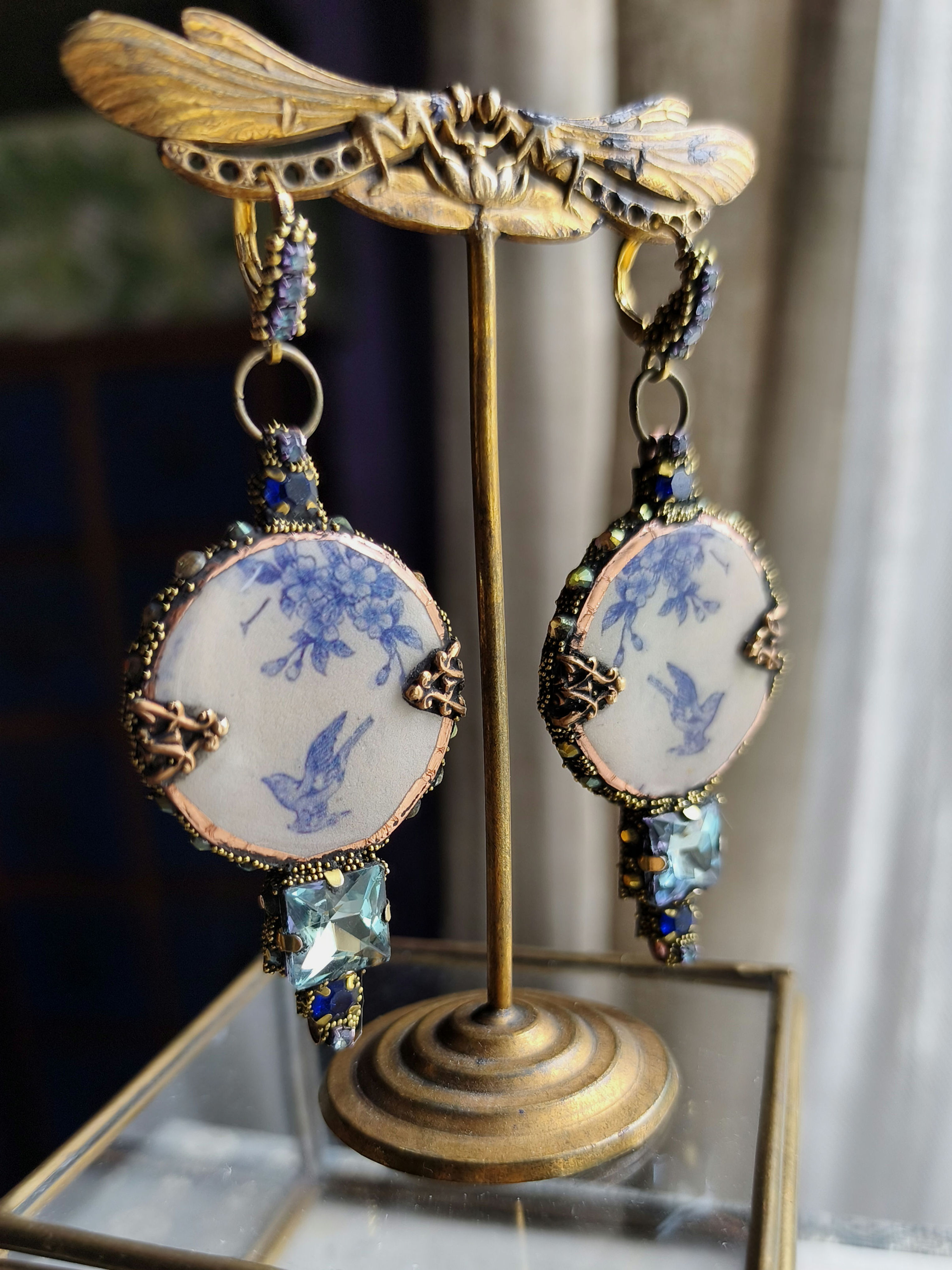Boucles d'oreilles Le VoYage ImmObile, "Awaji"