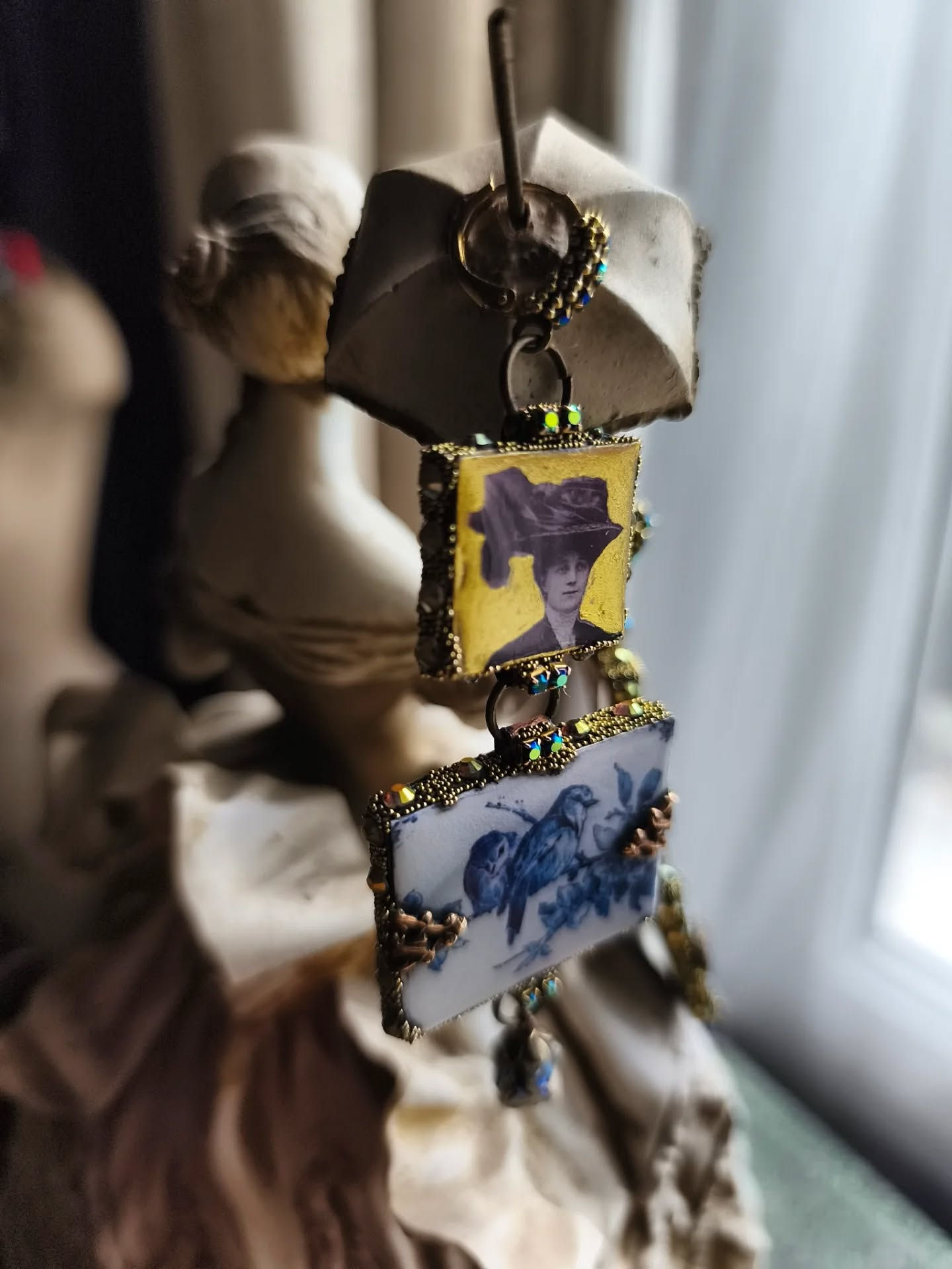 Boucles d'oreilles Racines, " Murmures de Balbec"