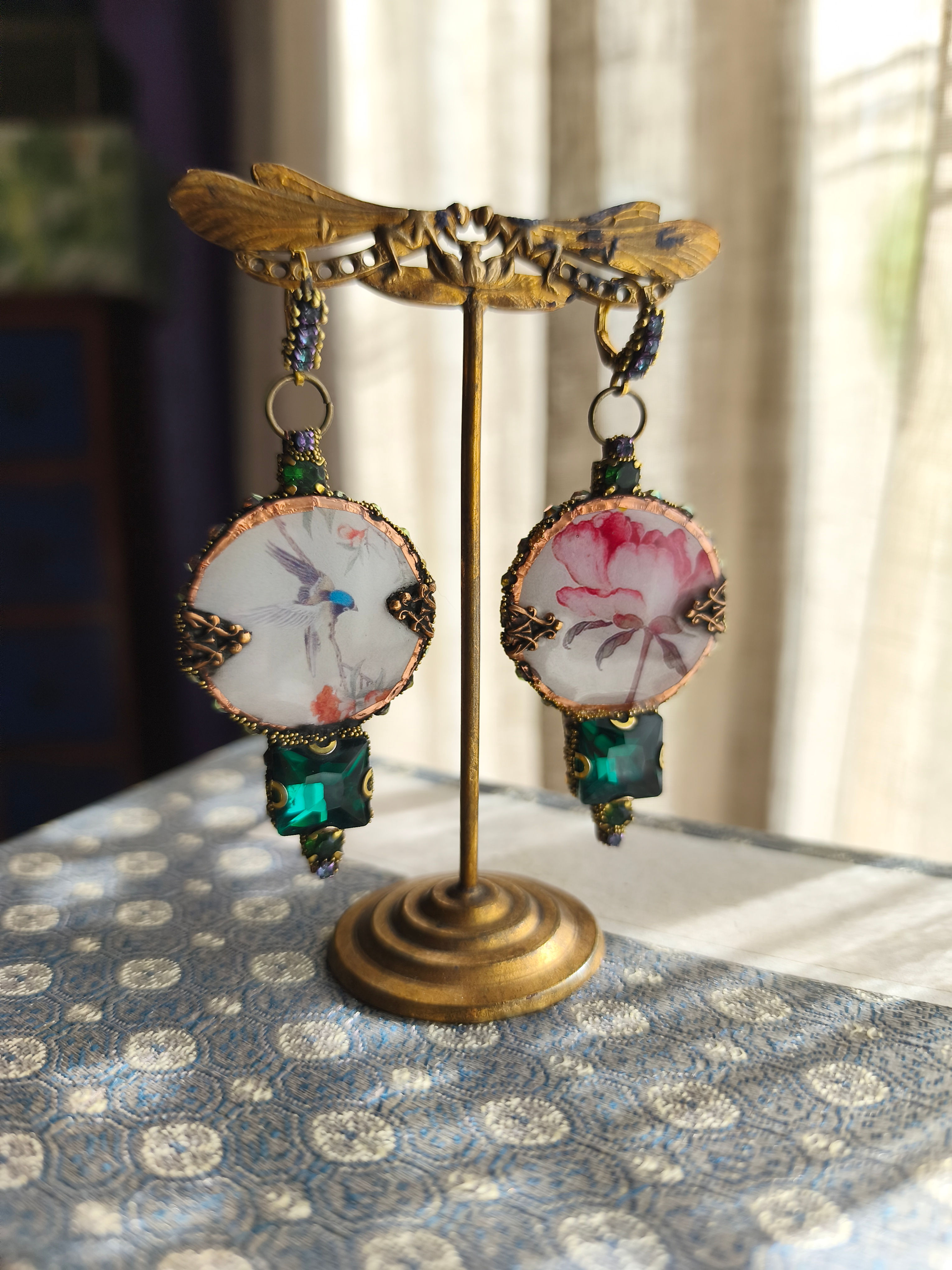 Boucles d'oreilles Le VoYage ImmObile,"Ojima"