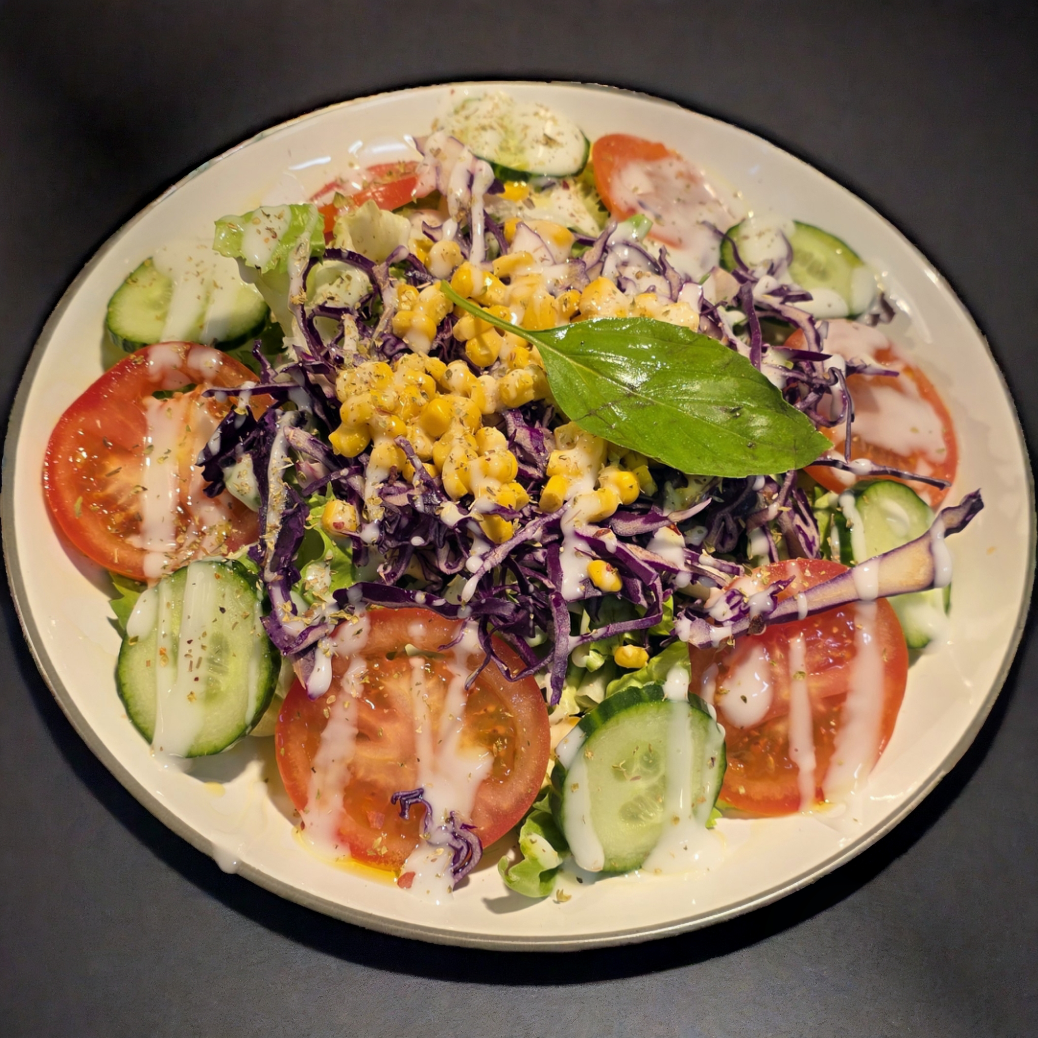 Arranged Food and Objects