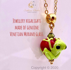 Designer Schmuck mit Muranoglas