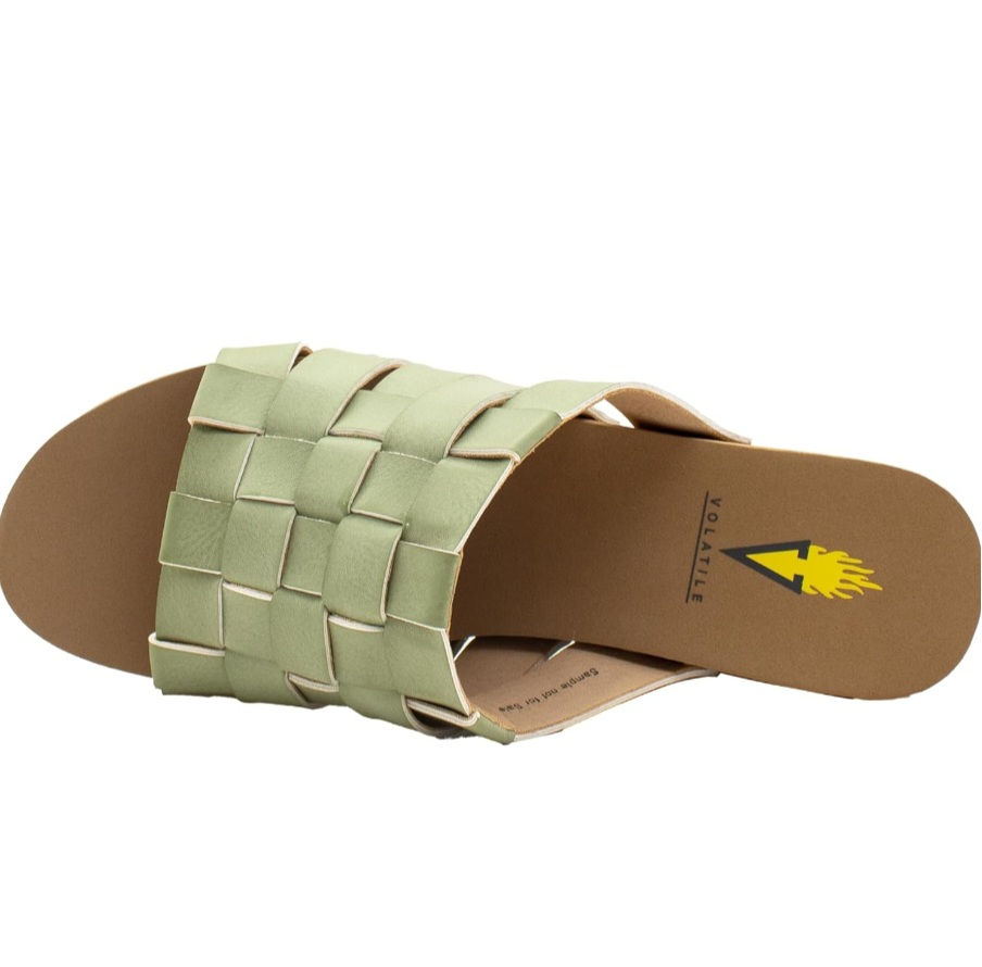 Thumbnail: Enoki Platform Sage Woven Wedge