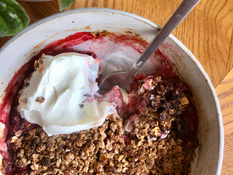 strawberry CRUMBLE 🍓