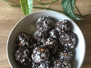 chocolate coconut BLISS BALLs 