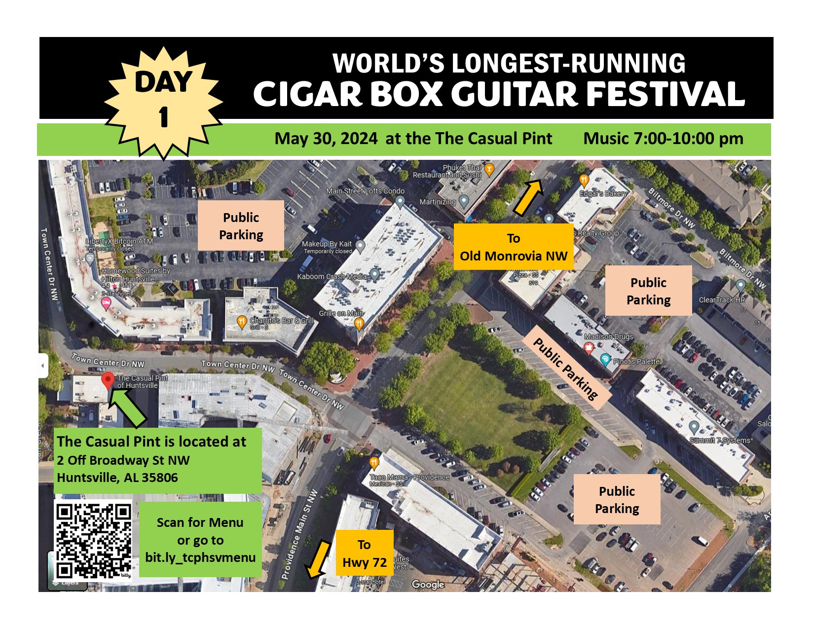 SCHEDULE Cigar Box Guitar Festival