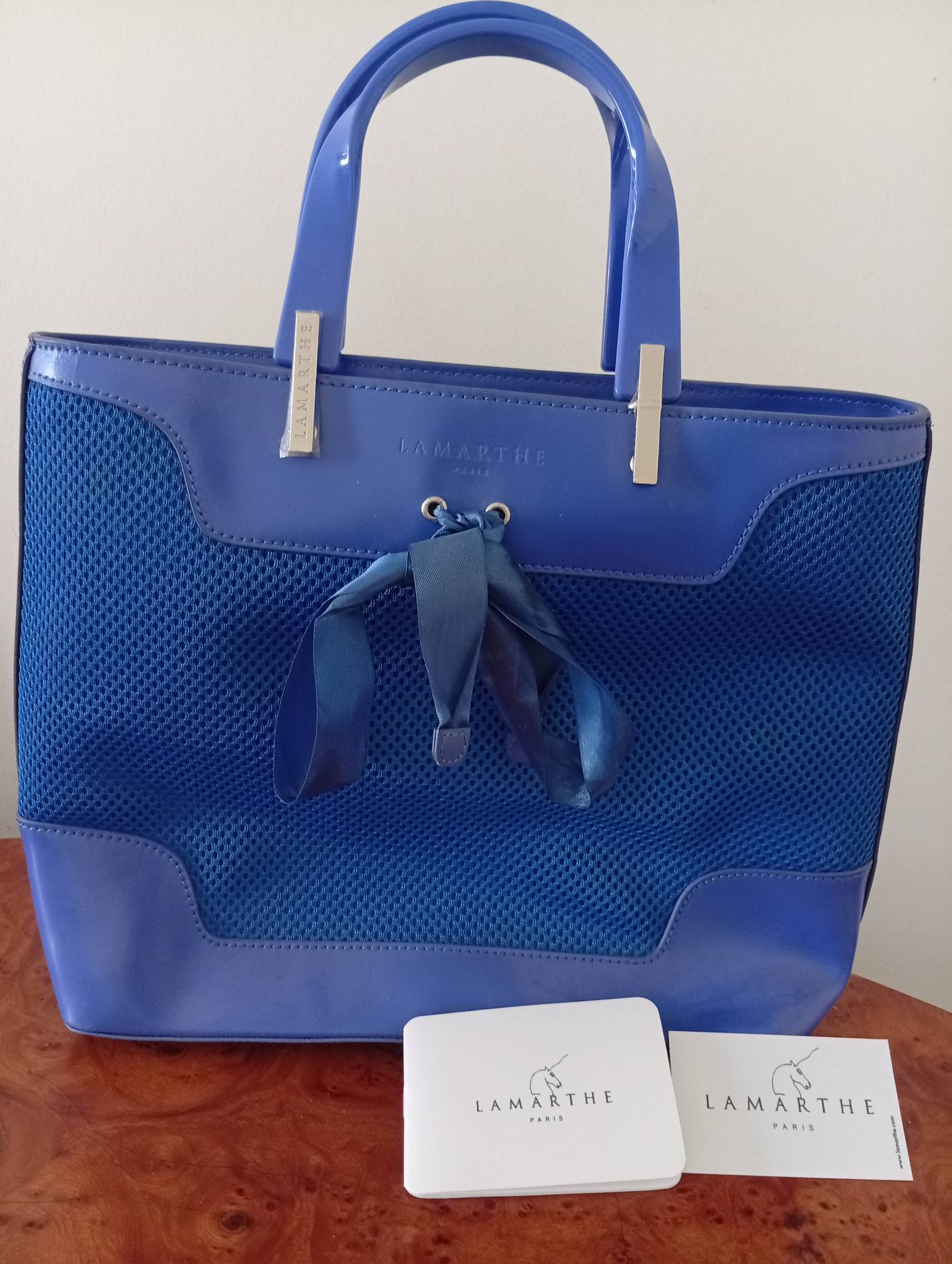 Sac à main Lamarthe bleu