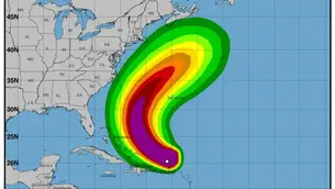 Poderoso huracán Erin ahora categorÃa 3 se encuentra a 290 km de Punta Cana