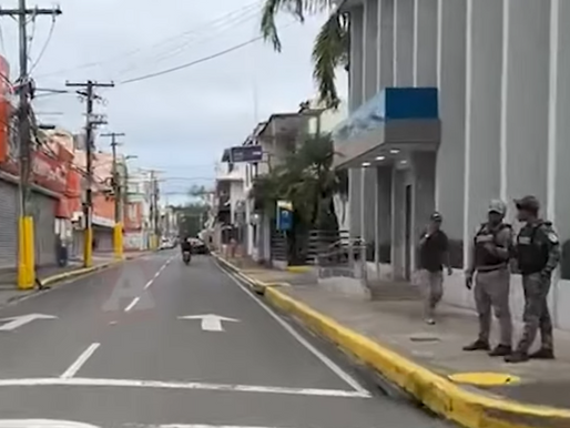 Primera horas de huelga todo cerrado en zona céntrica de San Francisco de Macorís