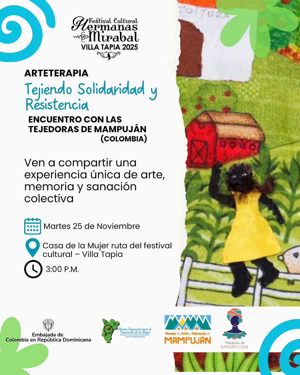 Mujeres realizarán encuentro de arte, memoria y sanación colectiva.