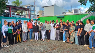 Coopunión da primer picazo para construcción de moderno local en Tenares