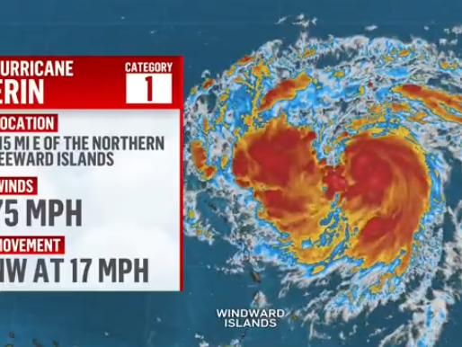 Atención por lluvias y vientos de huracán Erin desde mañana