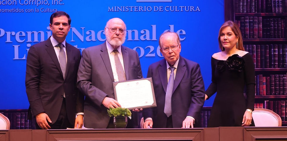 Discurso de Pedro Vergés: Premio Nacional de Literatura 2026
