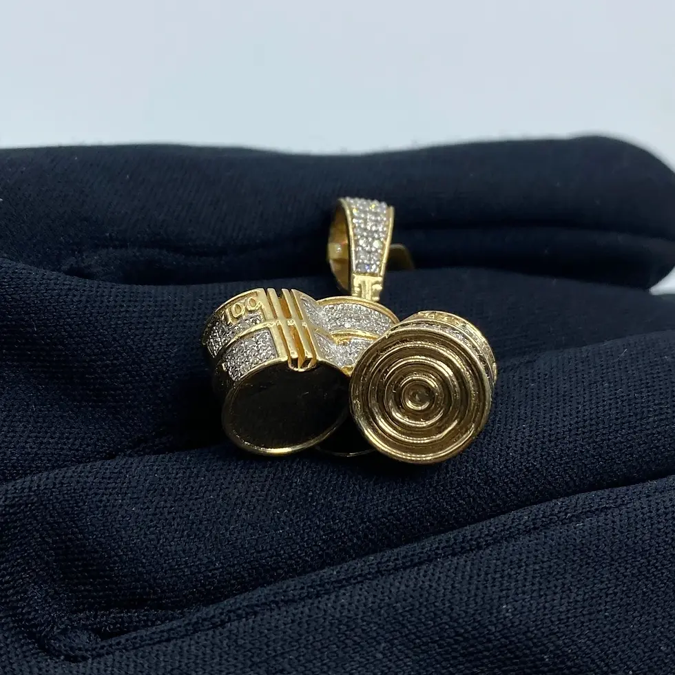 Miniature : PENDENTIF PAQUETS D’ARGENT