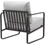 Miniatura: Margiela - Sillón con base de herrería