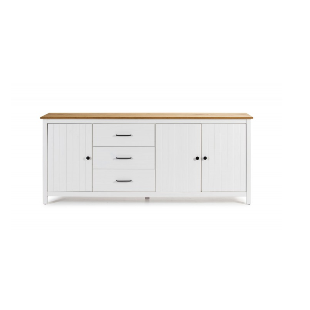 Fluiw - mueble con cubierta de madera
